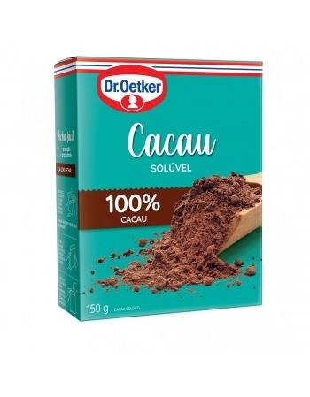 CHOCOLATE EM PÓ 100% CACAU DR OETKER 150G