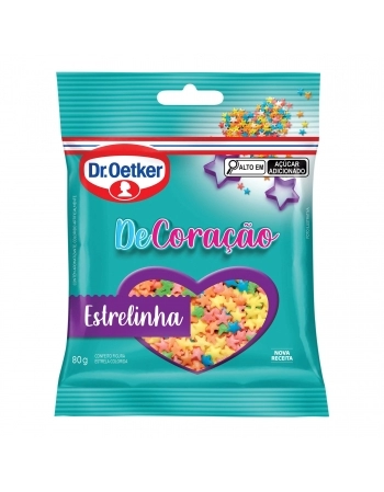 CONFEITO ESTRELINHA OETKER 80G