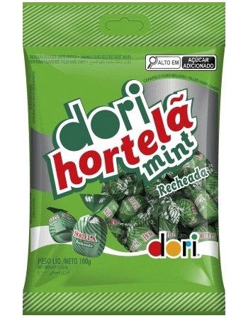 BALA HORTELA RECHEADA DORI 100G