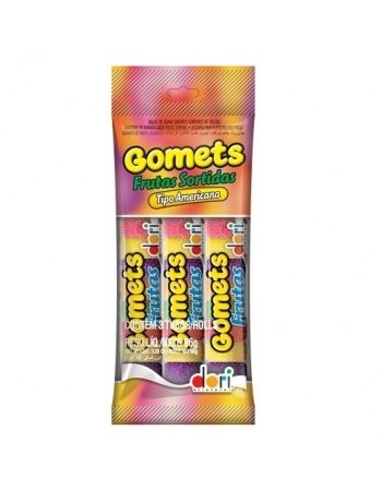 GOMA TUBO FRUTAS DORI 96G C/3UN