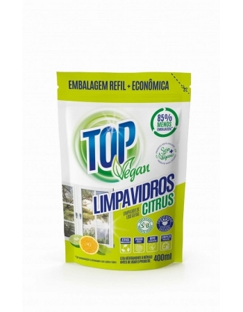 LIMPA VIDROS REFIL VEGAN TOPLAND 400ML