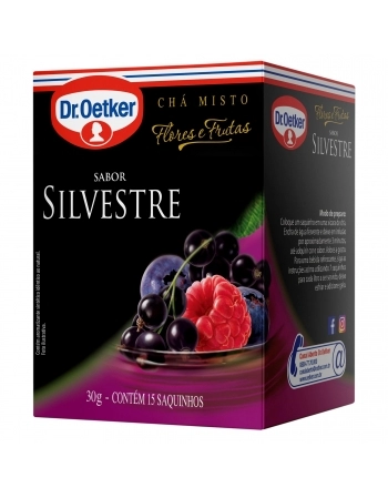 CHÁ FRUTAS SILVESTRE OETKER 30G
