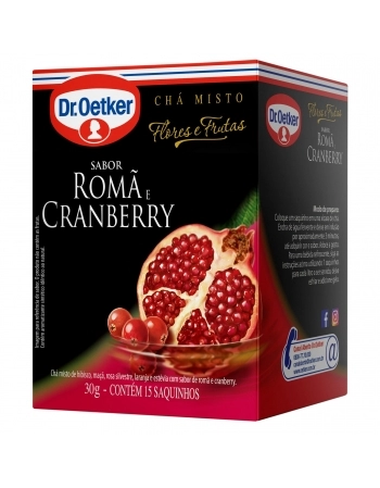 CHÁ ROMÃ E CRANBERRY OETKER 30G