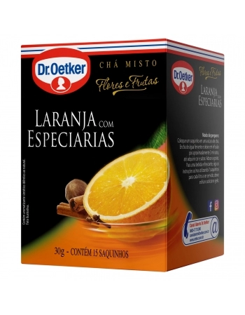 CHÁ LARANJA COM ESPECIARIAS OETKER 30G