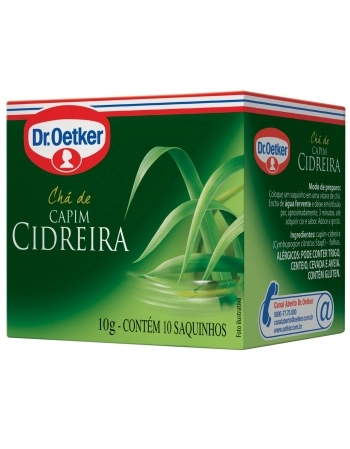 CHÁ CAPIM CIDREIRA OETKER 10G