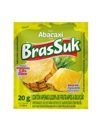 REFRESCO ABACAXI BRASSUK 20G DISPLAY C/15UN