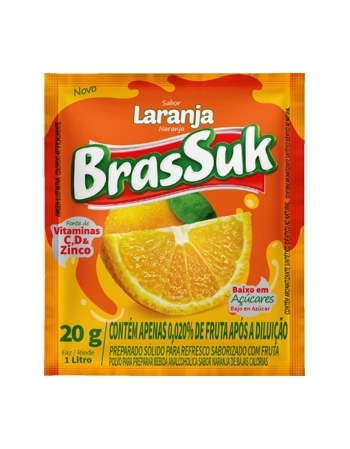REFRESCO LARANJA BRASSUK 20G DISPLAY C/15UN