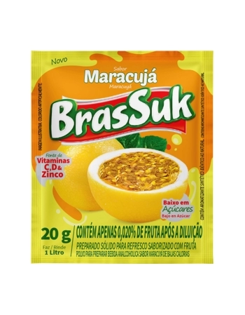 REFRESCO MARACUJÁ BRASSUK 20G DISPLAY C/15UN
