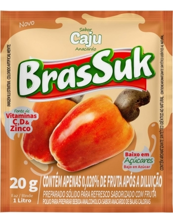 REFRESCO CAJU BRASSUK 20G DISPLAY C/15UN