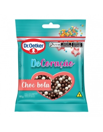 CONFEITO CHOCOLATE BOLA OETKER 80G
