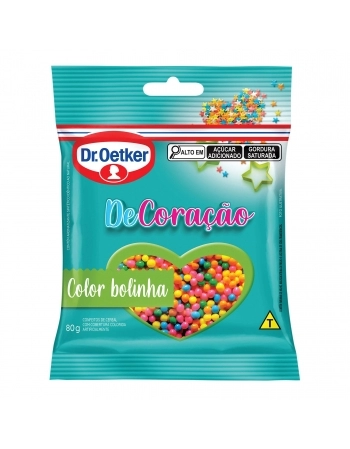 CONFEITO COLOR BOLINHAS OETKER 80G