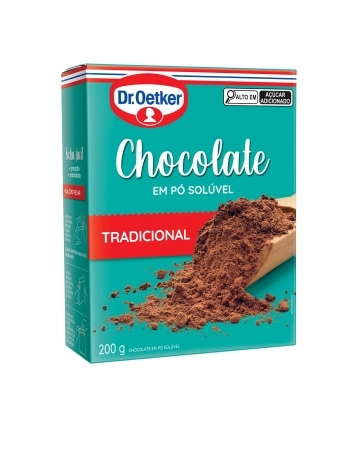PÓ CHOCOLATE TRADICIONAL OETKER 200G