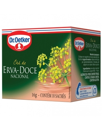 CHÁ ERVA DOCE OETKER 16G