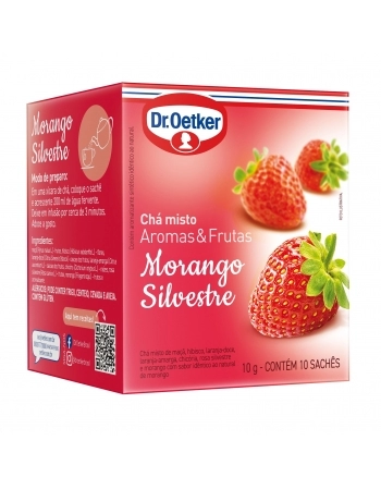 CHÁ MORANGO SILVESTRE OETKER 10G