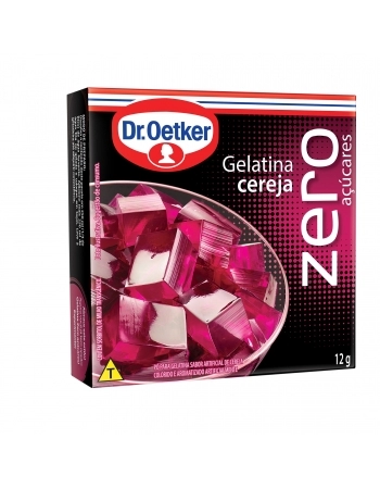 GELATINA ZERO CEREJA OETKER 12G