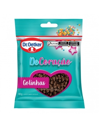 CONFEITO GOTAS DE CHOCOLATE OETKER 80G