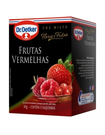 CHÁ FRUTAS VERMELHAS OETKER 30G