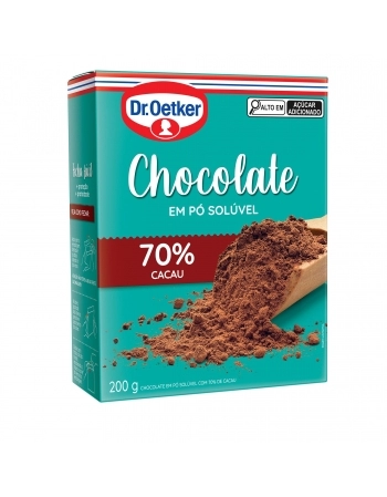 CHOCOLATE EM PÓ 70% CACAU DR OETKER 150G