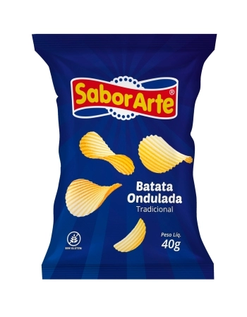 BATATA ONDULADA TRADICIONAL SABORARTE 40G