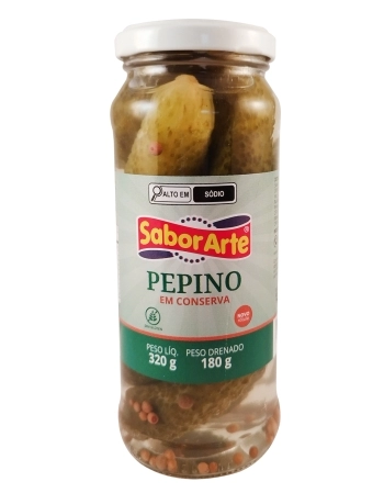 PEPINO VIDRO SABORARTE 180G