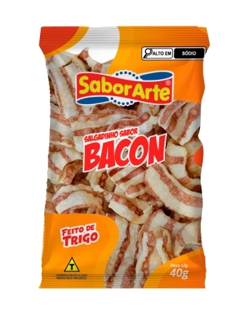 SALGADINHO BACON SABORARTE 40G