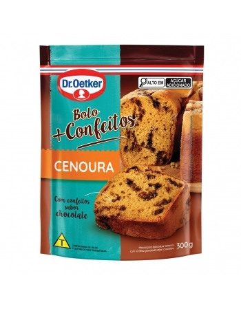 BOLO SACHÊ CONFEITO CENOURA OETKER 300G