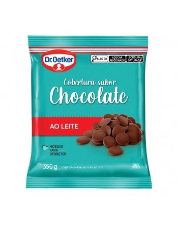 COBERTURA EM MOEDA CHOCOLATE AO LEITE OETKER 350G