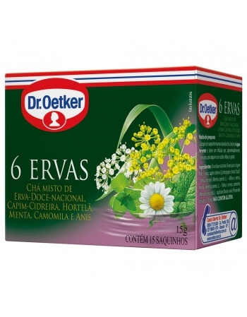 CHÁ 6 ERVAS OETKER 15G