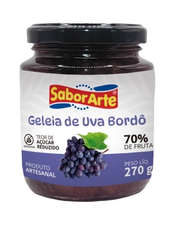 GELEIA UVA BORDÔ SABORARTE 270G