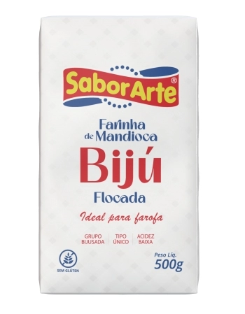 FARINHA DE MANDIOCA BIJU SABORARTE 500G