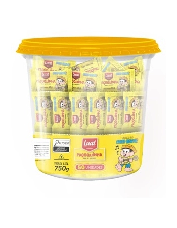 PAÇOCA ROLHA LUAL 15G POTE C/50UN