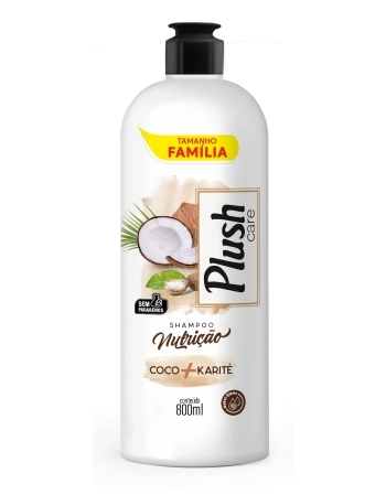 SHAMPOO NUTRIÇÃO PLUSH CARE 800ML