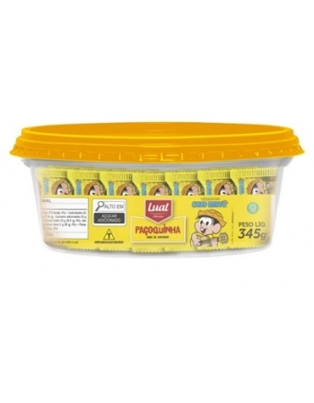 PAÇOCA ROLHA EMBALADA LUAL 15G POTE C/23UN