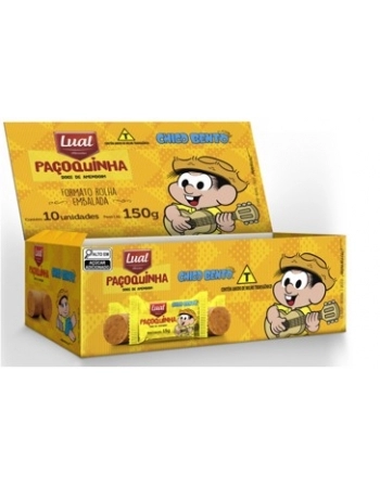 PAÇOCA ROLHA LUAL 15G DISPLAY C/10UN