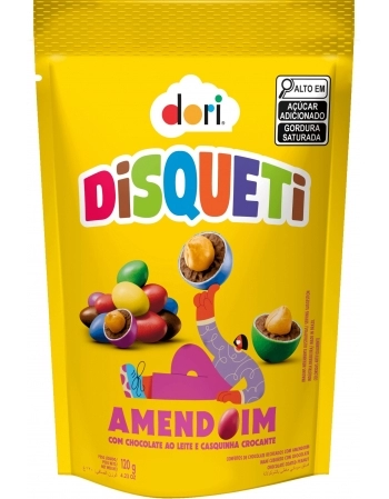 DISQUETI AMENDOIM DORI 120G