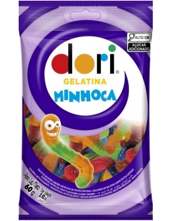 GELATINA MINHOCA DORI 60G