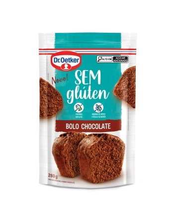 BOLO SEM GLÚTEN CHOCOLATE OETKER 280G