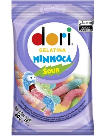 GELATINA MINHOCA ÁCIDA DORI 60G