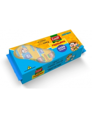 PAÇOCA QUADRADA ZERO AÇUCAR BERÇO LUAL 18G DISPLAY C/8UN